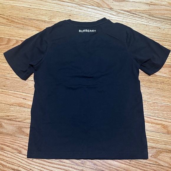 Burberry Black and Beige Plaid Kids Tee - Picture 4 of 4